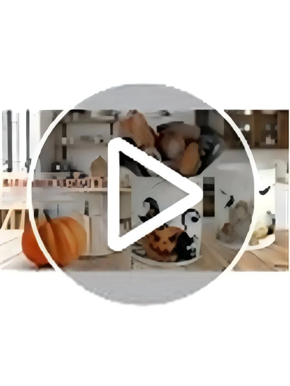 Halloween Kitchen Decor, Ceramic Halloween Cat Utensil Holder